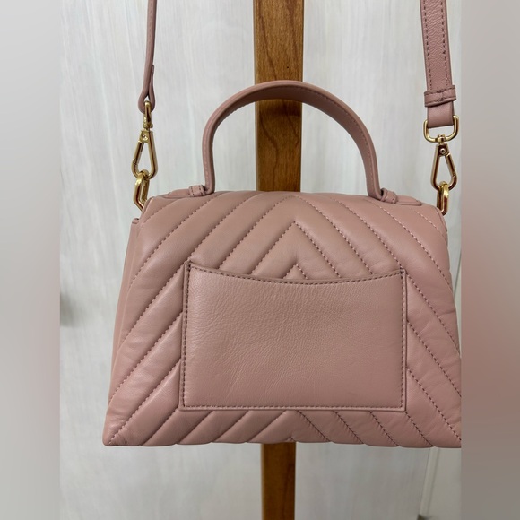 Quince Pink Quilted Crossbody Bag - Picture 5 of 12